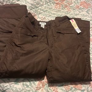 Girls Snowboarding pants NWT Brown